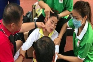 Nhà vô địch SEA Games 'bò lê' sau khi chạy và phải đi cấp cứu tại giải đấu đầu tiên sau kỳ nghỉ dịch Covid-19