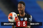 Kết quả Brighton 0-5 Man City: Sterling lập hat-trick, Man City lần thứ 3 thắng 5-0 từ sau đại dịch Covid-19