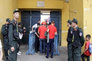Cảnh sát hình sự tham gia bảo vệ trận Hà Nội gặp Hải Phòng