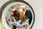 'Đứng hình' nhìn xác ướp 3000 tuổi đến bệnh viện chụp CT 'khám sức khỏe'