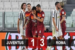 Kết quả Juventus 1-3 Roma: Ronaldo ngồi ngoài, Juve thua đau trong ngày nhận cúp