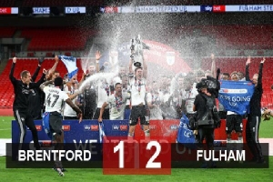 Kết quả Brentford 1-2 Fulham: Xác định đội bóng cuối cùng thăng hạng Ngoại hạng Anh