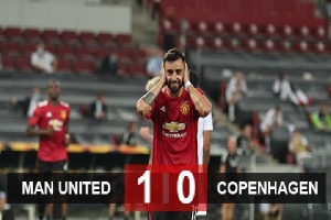Kết quả Man United 1-0 Copenhagen: Bruno sút penalty thành công, Quỷ đỏ chật vật vượt ải Copenhagen