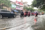 TP Hải Dương: Mưa lớn ngập úng nhiều tuyến đường