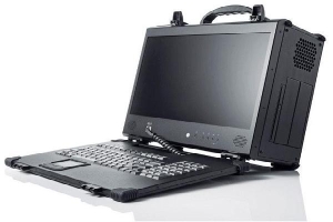 Cận cảnh chiếc laptop 'khủng' được bọc thép chống đạn nặng 13kg