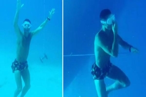 Ronaldo gây bất ngờ với tài năng bơi lội 'không phải dạng vừa': Lặn sâu 14m không cần mặt nạ dưỡng khí, tự nhận bản thân là vua biển cả