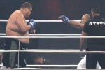 Clip: Võ sĩ sumo lừng danh bị đối thủ kém 120kg 'hạ nhục' trên sàn đấu MMA