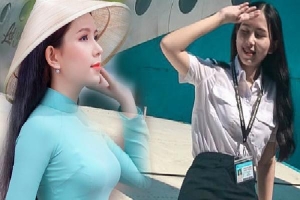 Nhan sắc trong veo của nữ sinh Học viện Hàng không dự thi Hoa hậu Việt Nam 2020