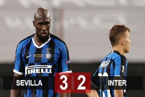 Kết quả Sevilla 3-2 Inter: Tội đồ Lukaku