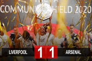Kết quả Liverpool 1-1 Arsenal (pen 4-5): Pháo thủ vô địch Siêu cúp Anh sau loạt luân lưu bản lĩnh