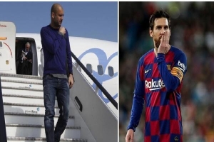 Pep Guardiola lên đường về Anh, sếp Man City có mặt tại Barcelona để đàm phán về Messi