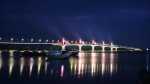 Cầu dây văng đầu tiên ở Quảng Ngãi có 5 kịch bản chiếu sáng