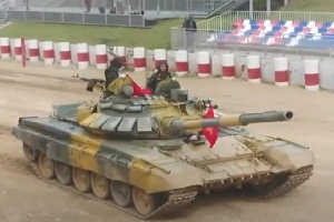 Đội xe tăng Việt Nam lần đầu vô địch bảng 2 Tank Biathlon