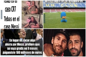 Chết cười với loạt ảnh chế vụ Messi tuyên bố ở lại Barca