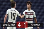 Kết quả Bồ Đào Nha 4-1 Croatia: ĐKVĐ thắng dễ trong ngày vắng Ronaldo