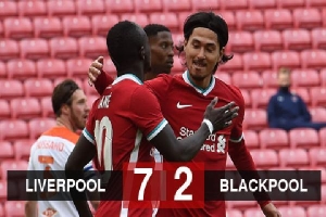 Kết quả Liverpool 7-2 Blackpool: Minamino lại lập công, Liverpool ngược dòng đánh bại Blackpool