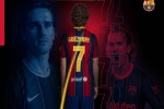 Griezmann nhận số áo mới ở Barcelona