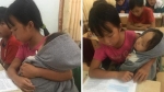 Nữ sinh lớp 5 ở vùng cao Lai Châu vừa học bài vừa bế em: Bố mẹ đi nương nên phải mang em đến lớp!