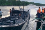 Cháy tàu cá tại Bến Tre, thiệt hại khoảng 1,2 tỉ đồng