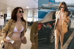 Ngọc Trinh chiếm trọn sự chú ý khi diện bikini ra sân bay, áo vest thanh lịch cũng không làm lu mờ nổi vòng 1 quyến rũ