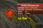 Động đất 4,9 độ richter tại Lai Châu, trần lớp học rơi trúng 2 học sinh