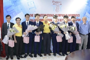 4 thí sinh Việt Nam đoạt huy chương Olympic Tin học quốc tế