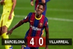 Kết quả Barcelona 4-0 Villarreal: Fati lập cú đúp, Barca ra quân đại thắng
