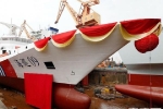 Trung Quốc hạ thủy tàu tuần tra biển lớn nhất