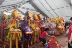 Bạt ngàn ngựa giấy, vàng mã tại lễ hội đền Đồng Bằng - Thái Bình