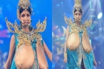 Trang phục dân tộc gây tranh cãi nhất tại các cuộc thi Hoa hậu: Sốc nhất là bầu ngực giả 'lộ thiên' của Miss Universe Thailand 2020
