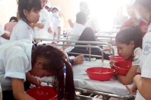 8 học sinh trường Tiểu học Thanh Bình đau đầu, buồn nôn sau bữa trưa tại trường