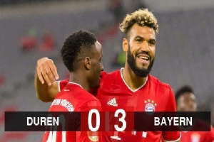Kết quả FC Duren 0-3 Bayern: Tân binh Choupo-Moting lập cú đúp, Bayern dễ dàng chiến thắng