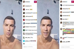 Ronaldo livestream minh oan cho bản thân