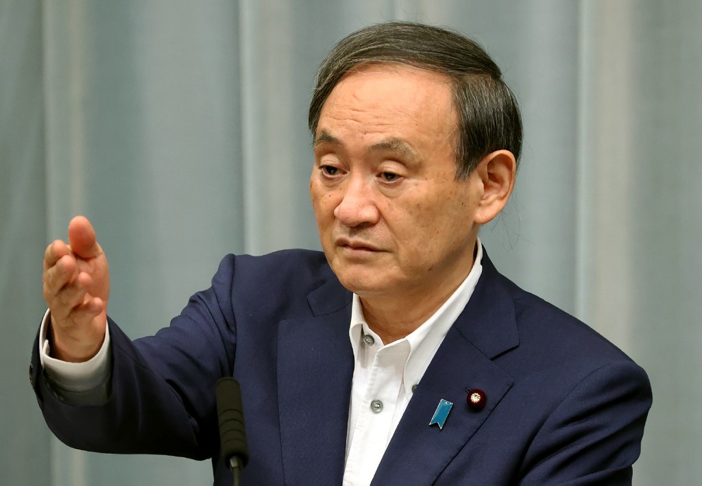 Thủ tướng Nhật Bản Suga Yoshihide. Ảnh: AFP.