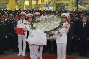 Nghệ An đón 4 liệt sĩ hy sinh ở Rào Trăng về đất mẹ an táng
