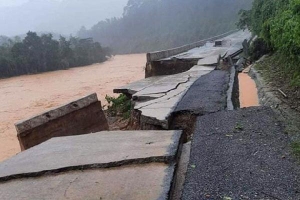 Thông báo khẩn về ngập sâu trên quốc lộ 1A và đường Hồ Chí Minh