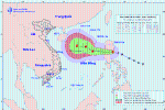 Tin bão mới nhất: Bão Saudel giật cấp 10 di chuyển nhanh vào Biển Đông