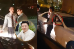 Xôn xao clip Trọng Hưng bị va chạm ngoài đường, trên xe chở một cô gái