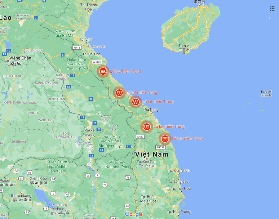 Lũ lụt các tỉnh miền Trung trên Google Maps cho thấy rõ tình hình thiên tai diễn ra ở miền Trung. Tuy nhiên, với những nguồn hỗ trợ từ cộng đồng, chính quyền cùng các tổ chức nước ngoài, người dân miền Trung đang dần hồi phục và cải thiện đời sống. Hãy cùng nhau đồng tâm, chia sẻ và ủng hộ cho miền Trung.
