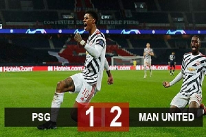 Kết quả PSG 1-2 Man United: Bruno & Rashford giúp Quỷ đỏ tái lập địa chấn ở Paris