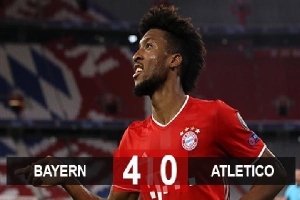 Kết quả Bayern 4-0 Atletico: Coman 'lên đồng', Hùm xám 'ăn sống' Atletico