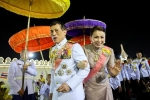 Vua và hoàng hậu Thái dự lễ tưởng nhớ cố vương Rama V giữa bất ổn