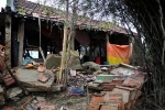 Ngôi nhà bị lũ tàn phá của cụ ông 75 tuổi ở Quảng Bình