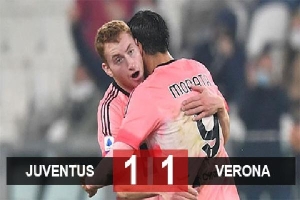 Kết quả Juventus 1-1 Verona: 'Lão bà' hòa trận thứ 2 liên tiếp