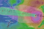 Dự báo đường đi của bão Molave trước khi vào đất liền