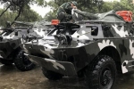 Quân đội điều xe lội nước BTR 152 ứng phó bão số 9