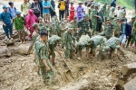 Sạt lở núi ở Trà Leng: Điều động 20 cano tìm kiếm nạn nhân mất tích