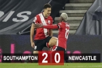 Kết quả Southampton 2-0 Newcastle: The Saints leo lên đầu bảng