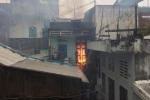 Bình Định xảy ra 2 vụ cháy nhà trong cơn bão số 12
