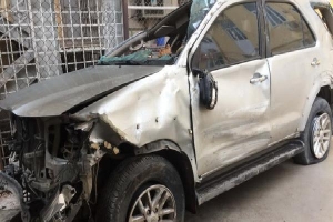 Bắc Giang: Tai nạn ôtô trên đường bị truy đuổi, 1 người chết, 3 người bị thương